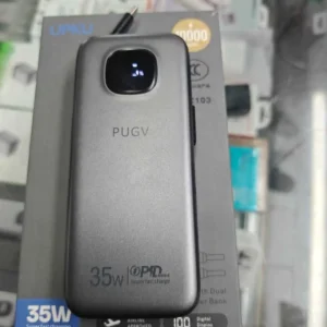 10000mAh 30W Fast Charging Power Bank with Built-in Cable