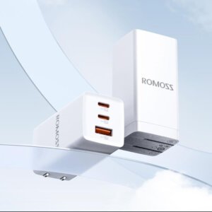 ROMOSS 65W GaN Fast Charger PD USB-C Wall Charger