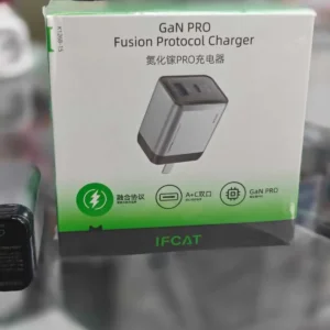 IFCAT 45W GaN Pro Fusion Protocol Charger USB-C + USB-A Fast Charger (45W PD & QC)