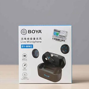 BOYA BY-MW2 Wireless Microphone for iPhone & Android