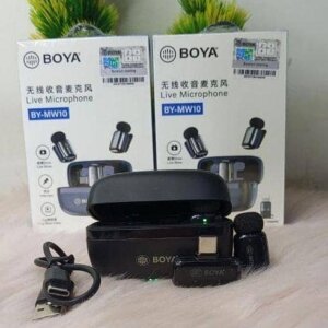 BOYA BY-MW10 Wireless Microphone for iPhone & Android