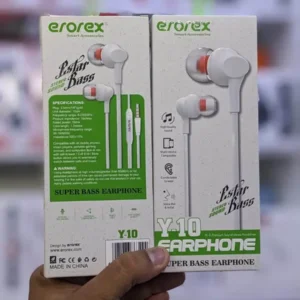 Erorex Y-10 Super Bass Wired Earphones with Microphone