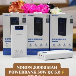 NOHON 20000mAh 30W Fast Charging Power Bank
