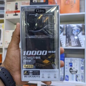 Giby GY22 10000mAh Fast Charging Power Bank with Dual Plug
