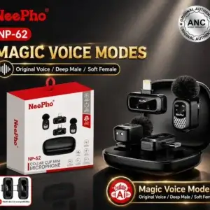 NeePho NP-62 Wireless Collar Clip Mini Microphone
