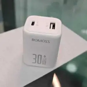 ROMOSS 30W Fast Charger | USB-C & USB-A Dual Port Wall Charger